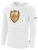 STANFORD STRIKERS FC BASICS FLEECE PULLOVER HOODIE WEARER'S CENTER FRONT WHITE BLACK