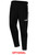 STANFORD  STRIKERS  FC MADISON TRAINING PANTS WITH ZIPPERED POCKETS BLACK WHITE