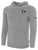 REFEREE  BASICS FLEECE PULLOVER HOODIE WEARER'S LEFT CHEST LIGHT HEATHER GREY BLACK - ONTARIO