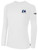 REFEREE  BASICS LONG SLEEVE COTTON T-SHIRT WEARER'S LEFT CHEST WHITE BLACK - ONTARIO