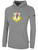 SARNIA GIRLS SC BASICS FLEECE PULLOVER HOODIE CREST ON WEARER'S CENTER CHEST LIGHT HEATHER GREY BLACK