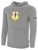 SARNIA GIRLS SC BASICS FLEECE PULLOVER HOODIE CREST ON WEARER'S CENTER CHEST LIGHT HEATHER GREY BLACK