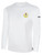 SARNIA GIRLS SC BASICS LONG SLEEVE COTTON TEE CREST ON WEARER'S LEFT CHEST WHITE BLACK