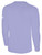 USA FIELD  HOCKEY BASICS LONG SLEEVE COTTON TEE CREST ON WEARERS CENTER CHEST LAVENDER WHITE