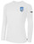 SOUTHAMPTON TOWN UNITED BASICS LONG SLEEVE COTTON TEE CREST ON WEARER'S LEFT CHEST WHITE BLACK