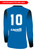 PLANTATION RUSH BROOKLYN II RUSH SOCCER PYRAMIDS LONG   SLEEVE MATCH JERSEY PROMO BLUE BLACK WHITE