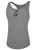 KIRKWOOD SC BASICS RACER BACK TANK CREST ON WEARER'S CENTER CHEST LIGHT HEATHER GREY