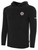 KIRKWOOD SC BASICS FLEECE PULLOVER HOODIE CREST ON WEARER'S LEFT CHEST BLACK WHITE