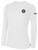 KIRKWOOD SC BASICS LONG SLEEVE COTTON T-SHIRT CREST ON WEARER'S LEFT CHEST WHITE BLACK