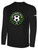 SOUTH MIAMI UNITED FC BASICS LONG SLEEVE COTTON T-SHIRT CREST ON WEARERS CENTER CHEST BLACK WHITE