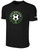 SOUTH MIAMI UNITED FC BASICS COTTON SHORT SLEEVE T-SHIRT CREST ON WEARERS CENTER CHEST BLACK WHITE