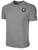 SOUTH MIAMI UNITED FC BASICS COTTON SHORT SLEEVE T-SHIRT CREST ON WEARERS LEFT CHEST LIGHT HEATHER GREY BLACK