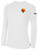 CENTRAL FLORIDA SC BASICS LONG SLEEVE COTTON T-SHIRT CREST ON WEARER'S LEFT CHEST WHITE BLACK