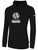SACHEM SLAMMERS BASICS FLEECE PULLOVER HOODIE CREST ON WEARER'S CENTER CHEST BLACK WHITE