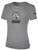 SACHEM SLAMMERS BASICS COTTON SHORT SLEEVE T-SHIRT CREST ON WEARER'S CENTER CHEST LIGHT HEATHER GREY BLACK