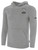 SACHEM SLAMMERS BASICS PULLOVER FLEECE HOODIE CREST ON WEARER'S LEFT CHEST LIGHT HEATHER GREY BLACK