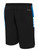 RUSH COACHES MADISON TRAINING SHORTS BLACK PROMO BLUE WHITE