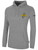 DEPTFORD  FLEECE PULLOVER HOODIE SA PREMIER CREST ON WEARERS LEFT CHEST LIGHT HEATHER GREY BLACK