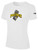 DEPTFORD  SHORT SLEEVE COTTON T-SHIRT SA PREMIER CREST ON WEARERS CENTER CHEST WHITE BLACK