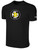 DEPTFORD  SHORT SLEEVE COTTON T-SHIRT SA TRAVEL CREST ON WEARERS CENTER CHEST BLACK WHITE
