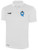 CHICAGO SOCCER ACADEMY  CLASSIC POLY POLO CREST ON WEARER'S LEFT CHEST WHITE BLACK