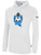 CHICAGO SOCCER ACADEMY  BASICS FLEECE PULLOVER HOODIE CREST ON WEARER'S CENTER CHEST WHITE BLACK