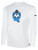 CHICAGO SOCCER ACADEMY  BASICS COTTON LONG SLEEVE T-SHIRT CREST ON WEARER'S CENTER CHEST WHITE BLACK