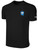 CHICAGO SOCCER ACADEMY  BASICS COTTON SHORT SLEEVE T-SHIRT CREST ON WEARER'S LEFT CHEST BLACK WHITE