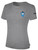 CHICAGO SOCCER ACADEMY  BASICS COTTON SHORT SLEEVE T-SHIRT CREST ON WEARER'S LEFT CHEST LIGHT HEATHER GREY BLACK