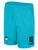 CHICAGO SOCCER ACADEMY  CS II GOALKEEPER  SHORTS TURQUOISE BLACK