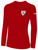 FLEETWOOD SC BASICS LONG SLEEVE COTTON TEE SHIRT CREST ON WEARERS UPPER LEFT CHEST RED WHITE