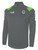 CEDAR STARS ACADEMY PLAYERS BOYS & GIRLS CLUB PLAYERS U13& OLDER CSA  EMPIRE PRO TECH 1/4 ZIP TRAINING TOP MEDIUM GREY POWER GREEN  -KIT