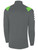 CEDAR STARS ACADEMY STATEN ISLAND EMPIRE PRO TECH 1/4 ZIP TRAINING TOP MEDIUM GREY POWER GREEN -KIT