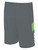 CEDAR STARS ACADEMY PLAYERS GIRLS ACADEMY CSA  EMPIRE PRO TRAINING SHORTS MEDIUM GREY  POWER GREEN -KIT