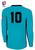 CEDAR STARS ACADEMY PLAYERS GIRLS ACADEMY CSA  PITCH STARS LONG SLEEVE GOALKEEPER JERSEY  TURQUOISE  BLACK -KIT