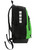CEDAR STARS ACADEMY STATEN ISLAND CS ll BACKPACK BLACK  POWER GREEN WHITE