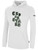 CEDAR STARS ACADEMY STATEN ISLAND  BASICS FLEECE PULLOVER HOODIE CREST ON WEARER'S CENTER CHEST WHITE BLACK