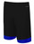 BEACHSIDE SC  MET MATCH SHORTS BLACK ROYAL BLUE WHITE -KIT