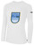BEACHSIDE SC  BASICS COTTON LONG SLEEVE COTTON T-SHIRT CREST ON WEARER'S CENTER CHEST WHITE BLACK