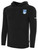BEACHSIDE SC  BASICS PULLOVER FLEECE HOODIE CREST ON WEARER'S LEFT CHEST BLACK WHITE