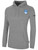 BEACHSIDE SC  BASICS PULLOVER FLEECE HOODIE CREST ON WEARER'S LEFT CHEST LIGHT HEATHER GREY BLACK