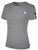 BEACHSIDE SC  BASICS COTTON SHORT SLEEVE T-SHIRT CREST ON WEARER'S LEFT CHEST LIGHT HEATHER GREY BLACK
