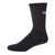 BEACHSIDE SC  CAPELLI SPORT CREW SOCKS WITH GRIPPERS BLACK WHITE
