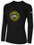 LAMORINDA SC  BASICS COTTON LONG SLEEVE COTTON T-SHIRT CREST ON WEARER'S CENTER CHEST BLACK WHITE