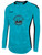 SOCKERS FC  PITCH STAR LONG SLEEVE GOALKEEPER   JERSEY WITHOUT PADDING TURQUOISE BLACK -KIT