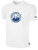 SOCKERS FC  BASICS COTTON SHORT SLEEVE T-SHIRT CREST ON WEARER'S CENTER CHEST WHITE BLACK