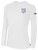 ALEXANDRIA SA ACADEMY BASICS LONG SLEEVE TEE SHIRT CREST ON  WEARERS UPPER LEFT CHEST WHITE BLACK