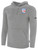 ALEXANDRIA SA ACADEMY BASICS FLEECE HOODIE CREST ON WEARERS UPPER LEFT CHEST LIGHT HEATHER GREY BLACK