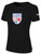 ALEXANDRIA SA ACADEMY BASICS TEE SHIRT CREST ON WEARERS  CENTER CHEST BLACK WHITE