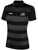 USA FIELD HOCKEY CLASSIC STRIPE POLY POLO BLACK DARK GREY
